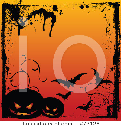 Royalty-Free (RF) Halloween Clipart Illustration by Pushkin - Stock Sample #73128