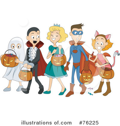 Royalty-Free (RF) Halloween Clipart Illustration by BNP Design Studio - Stock Sample #76225
