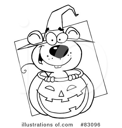 Royalty-Free (RF) Halloween Clipart Illustration by Hit Toon - Stock Sample #83096