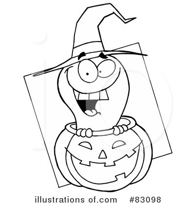 Royalty-Free (RF) Halloween Clipart Illustration by Hit Toon - Stock Sample #83098