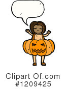 Halloween Costume Clipart #1209425 by lineartestpilot