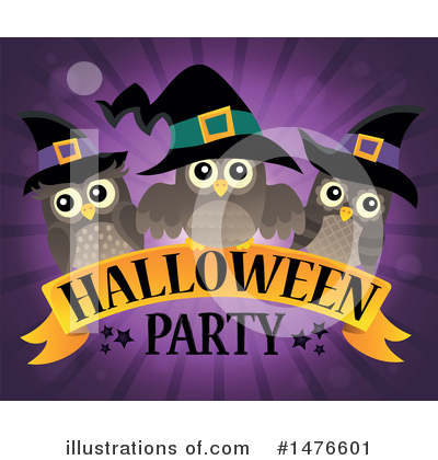 Royalty-Free (RF) Halloween Party Clipart Illustration by visekart - Stock Sample #1476601