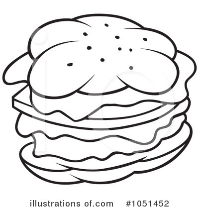 Royalty-Free (RF) Hamburger Clipart Illustration by dero - Stock Sample #1051452