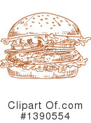 Hamburger Clipart #1390554 by Vector Tradition SM