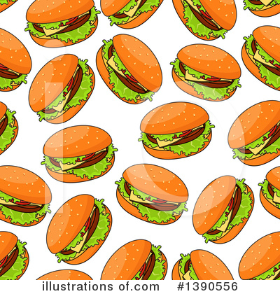 Royalty-Free (RF) Hamburger Clipart Illustration by Vector Tradition SM - Stock Sample #1390556
