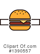 Hamburger Clipart #1390557 by Vector Tradition SM