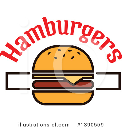 Royalty-Free (RF) Hamburger Clipart Illustration by Vector Tradition SM - Stock Sample #1390559
