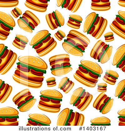 Royalty-Free (RF) Hamburger Clipart Illustration by Vector Tradition SM - Stock Sample #1403167