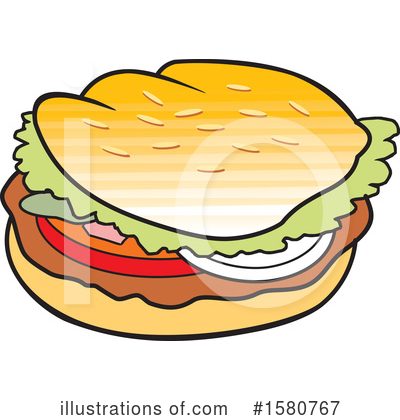 Royalty-Free (RF) Hamburger Clipart Illustration by Johnny Sajem - Stock Sample #1580767