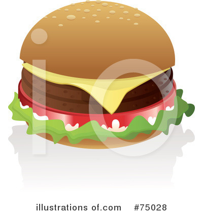 Royalty-Free (RF) Hamburger Clipart Illustration by Tonis Pan - Stock Sample #75028