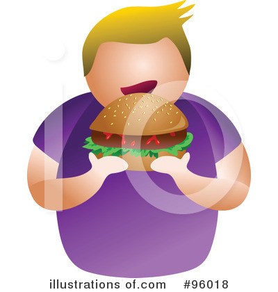 Royalty-Free (RF) Hamburger Clipart Illustration by Prawny - Stock Sample #96018