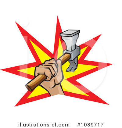 Royalty-Free (RF) Hammer Clipart Illustration by Paulo Resende - Stock Sample #1089717
