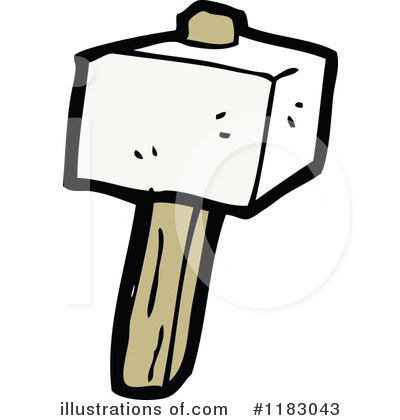 Primitive Hammer Clipart #1183043 by lineartestpilot