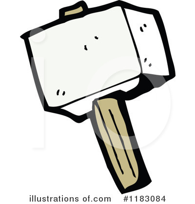 Royalty-Free (RF) Hammer Clipart Illustration by lineartestpilot - Stock Sample #1183084
