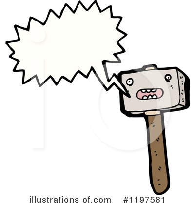 Royalty-Free (RF) Hammer Clipart Illustration by lineartestpilot - Stock Sample #1197581