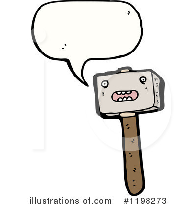 Royalty-Free (RF) Hammer Clipart Illustration by lineartestpilot - Stock Sample #1198273