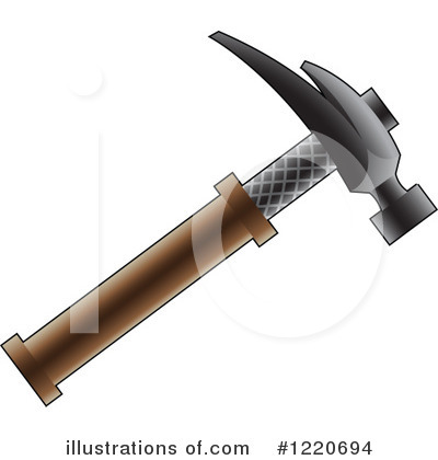 Royalty-Free (RF) Hammer Clipart Illustration by cidepix - Stock Sample #1220694