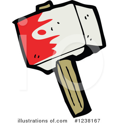 Royalty-Free (RF) Hammer Clipart Illustration by lineartestpilot - Stock Sample #1238167