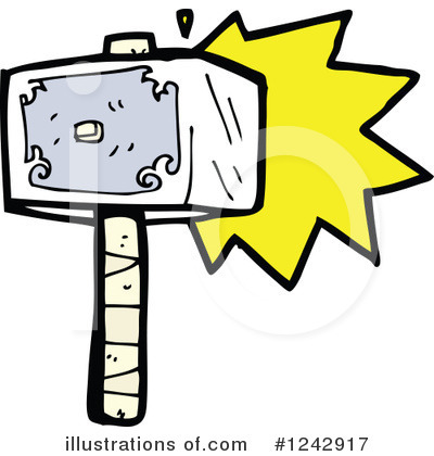 Royalty-Free (RF) Hammer Clipart Illustration by lineartestpilot - Stock Sample #1242917