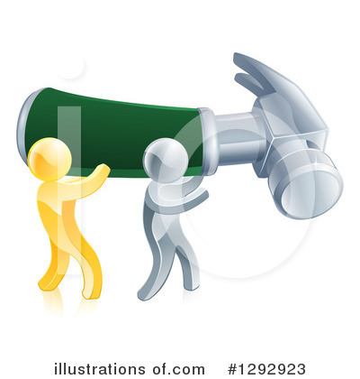 Royalty-Free (RF) Hammer Clipart Illustration by AtStockIllustration - Stock Sample #1292923