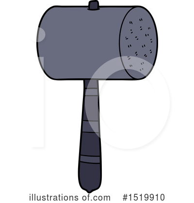 Royalty-Free (RF) Hammer Clipart Illustration by lineartestpilot - Stock Sample #1519910