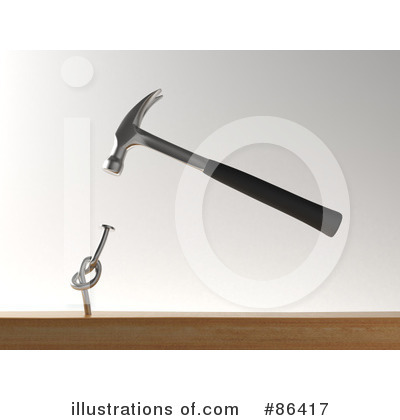 Royalty-Free (RF) Hammer Clipart Illustration by Mopic - Stock Sample #86417