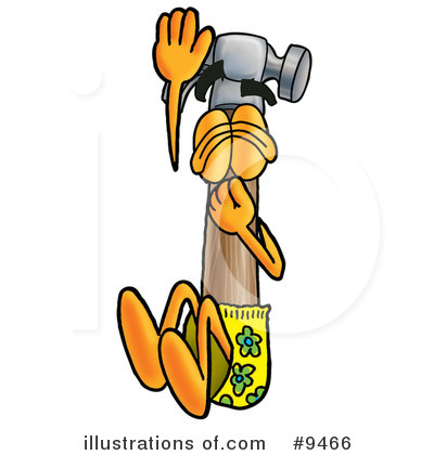 Royalty-Free (RF) Hammer Clipart Illustration by Mascot Junction - Stock Sample #9466