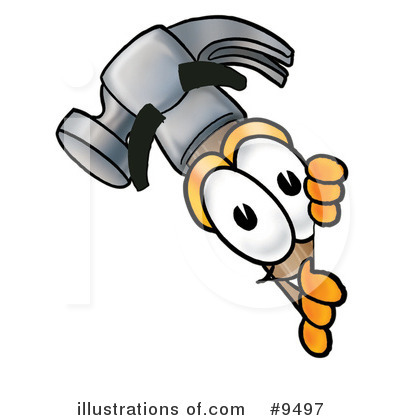 Royalty-Free (RF) Hammer Clipart Illustration by Mascot Junction - Stock Sample #9497