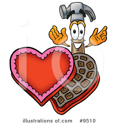 Hammer Clipart #9510 by Mascot Junction