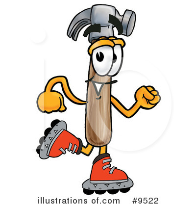 Royalty-Free (RF) Hammer Clipart Illustration by Mascot Junction - Stock Sample #9522