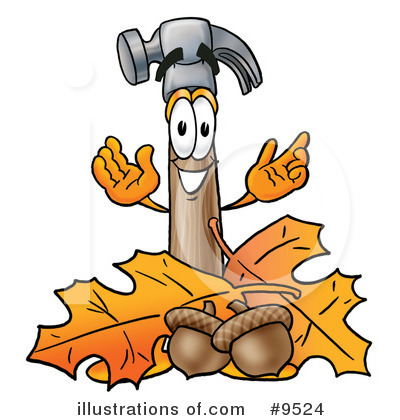 Hammer Clipart #9524 by Mascot Junction