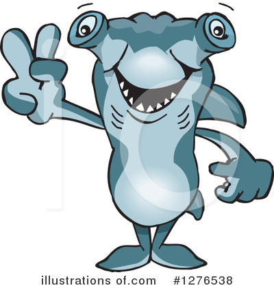 Sharks Clipart #1276538 by Dennis Holmes Designs