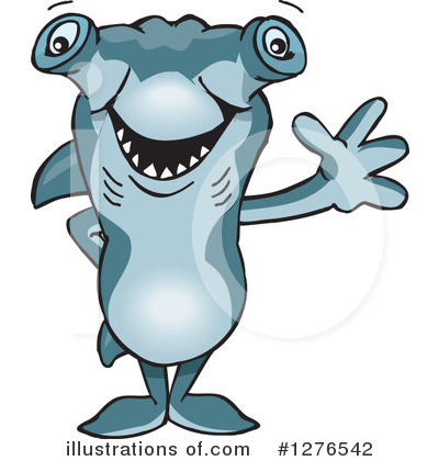 Shark Clipart #1276542 by Dennis Holmes Designs
