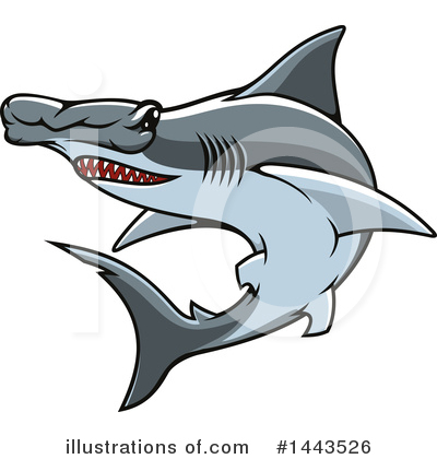 Hammerhead Clipart #1443526 by Vector Tradition SM