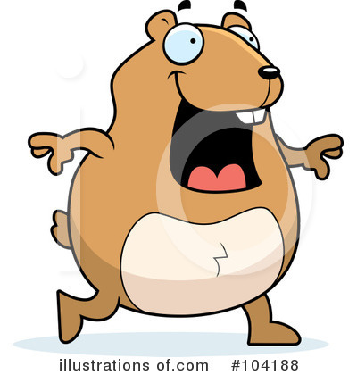 Royalty-Free (RF) Hamster Clipart Illustration by Cory Thoman - Stock Sample #104188