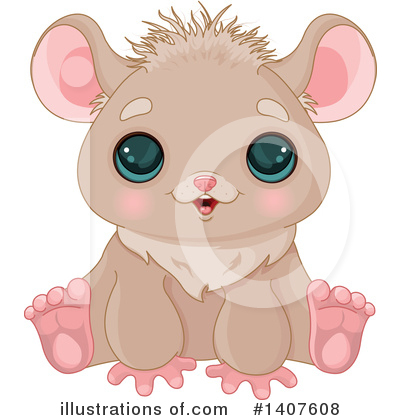 Royalty-Free (RF) Hamster Clipart Illustration by Pushkin - Stock Sample #1407608