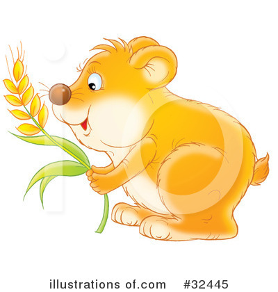 Royalty-Free (RF) Hamster Clipart Illustration by Alex Bannykh - Stock Sample #32445