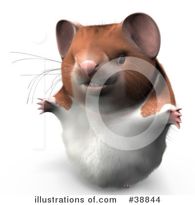 Royalty-Free (RF) Hamster Clipart Illustration by Leo Blanchette - Stock Sample #38844