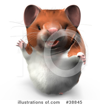 Royalty-Free (RF) Hamster Clipart Illustration by Leo Blanchette - Stock Sample #38845