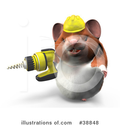 Royalty-Free (RF) Hamster Clipart Illustration by Leo Blanchette - Stock Sample #38848