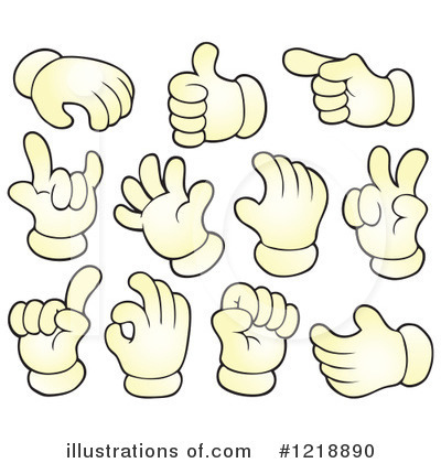 Royalty-Free (RF) Hand Clipart Illustration by visekart - Stock Sample #1218890