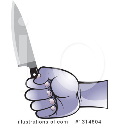 Knife Clipart #1314604 by Lal Perera