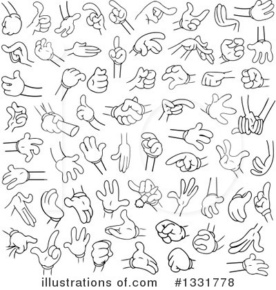 Royalty-Free (RF) Hand Clipart Illustration by Liron Peer - Stock Sample #1331778