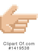 Hand Clipart #1419538 by AtStockIllustration