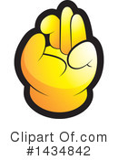 Hand Clipart #1434842 by Lal Perera