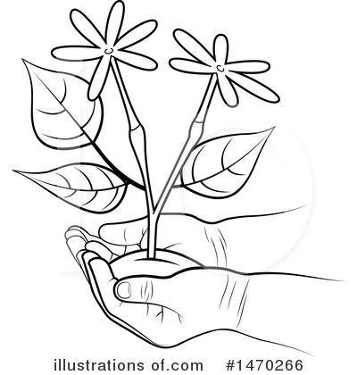 Gardening Clipart #1470266 by Lal Perera