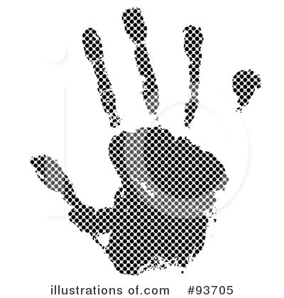 Hand Print Clipart #93705 by michaeltravers
