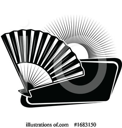 Royalty-Free (RF) Hand Fan Clipart Illustration by Vector Tradition SM - Stock Sample #1683150