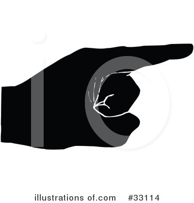 Royalty-Free (RF) Hand Signal Clipart Illustration by elaineitalia - Stock Sample #33114