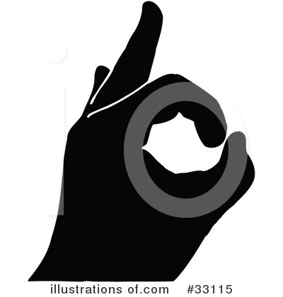 Royalty-Free (RF) Hand Signal Clipart Illustration by elaineitalia - Stock Sample #33115